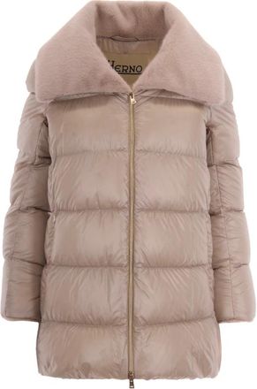 Herno 1985 Chantilly Down Jacket - Dames - Dons jassen - Beige - M - Polyester - Jassen