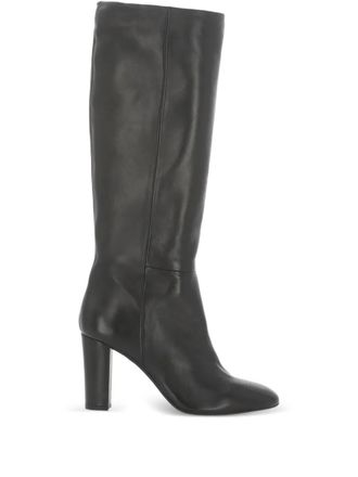 Julie Dee round-toe boots - Black