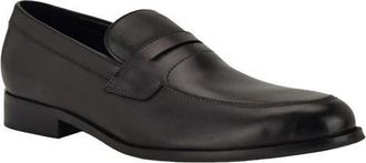 Calvin Klein Rinver Penny Loafer in Black/Black/Black at Nordstrom, Size 10.5