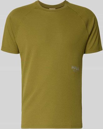 Halo T-Shirt mit Label-Print Modell SORONA in Oliv, Gr&ouml;&szlig;e XXL