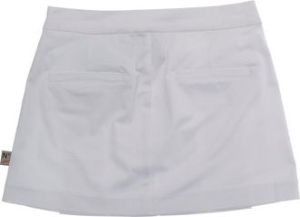 N&deg;21 Girls Skirt With Pleats, White Cotton