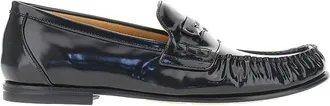 Fendi Fendi Scrunch leather loafers Man 7+
