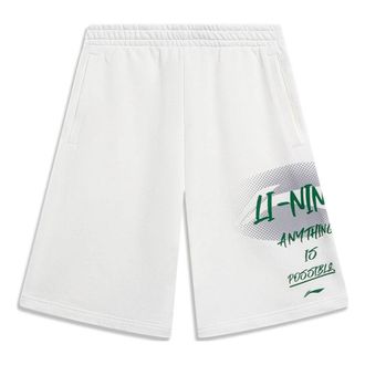 Li-Ning Anything Is Possible Graphic Loose Fit Shorts White AKST591-1