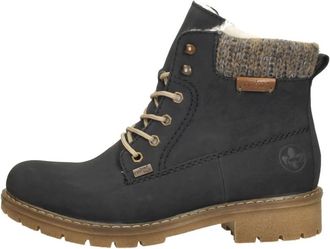 Rieker Lace-up Laarzen - Dames - Winterlaarzen - Blauw - 40 EU - Schoenen