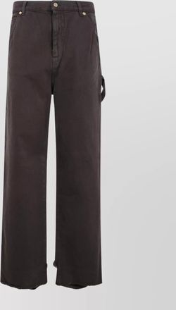 Darkpark loose fit denim carpenter trousers