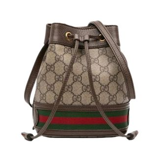 Gucci Pre-owned Bucket Bags, female, Brown, Size: ONE SIZE Pre-owned Vintage Bucket Bag