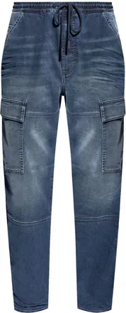 Diesel D-Krooley drawstring cargo jeans - men - Cotton - 32 - Blue