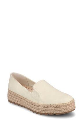Journee Collection Catalina Espadrille Sneaker in Bone at Nordstrom Rack, Size 11