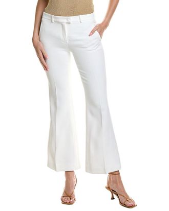 Michael Kors Haylee Silk-Blend Crop Trouser