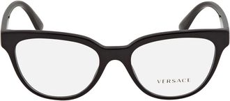 Versace Demo Cat Eye Ladies Eyeglasses VE3315 GB1 54