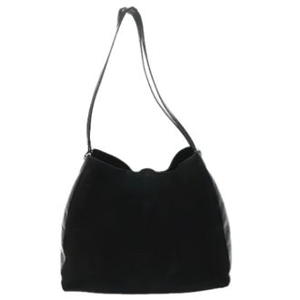 Bally Pre-owned Suede handbags - Dames - Pre-owned - Zwart - Maat: ONE Size Su&egrave;de