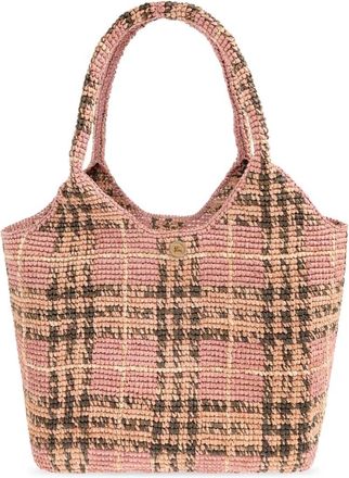 Burberry Shoulder Bags, female, Pink, Size: ONE SIZE Small Margate Tote