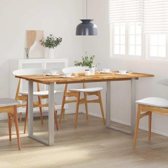vidaXL Vidaxl - Tavolo Da Pranzo 154x80x76 Cm In Legno Massello Di Acacia