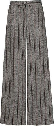 Caroline Biss Caroline Biss - City-look Broek in Tweed - Dames - Broeken - Grijs - Maat: 2XL Tweed