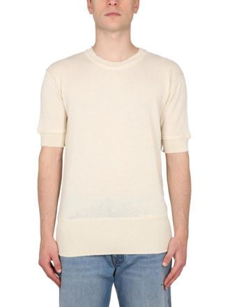 Maison Margiela Off White Knitted Sweater