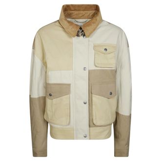 Isabel Marant Risla Jacket - Dames - Jassen - Beige - Maat: 2XS Katoen