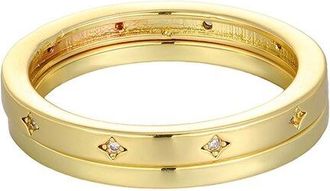 Adornia Adornia 14K Plated Cz Ring