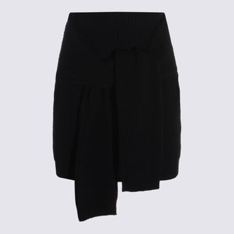 Dolce & Gabbana Black Wool Skirt
