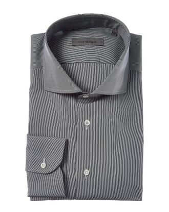 Corneliani Striped Poplin Dress Shirt