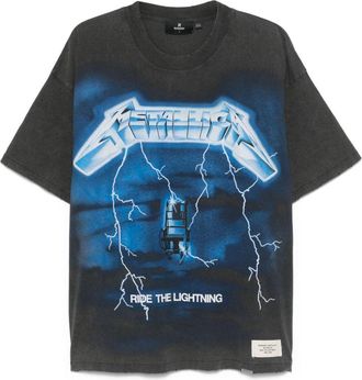 Represent T-shirt The Lightning x Metallica Ride - Grigio
