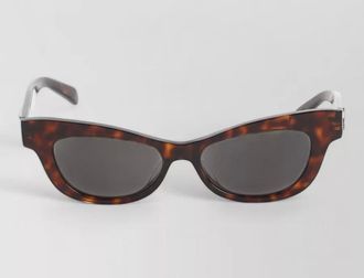Celine acetate narrow cat-eye sunglasses