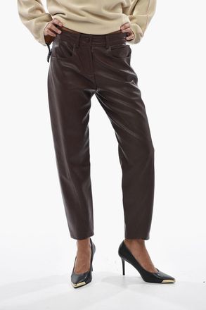 Stella McCartney Pantaloni In Pelle ALTERMAT 5 Tasche Stella McCartney