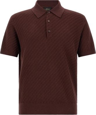 Brioni Hombre, Camisetas, Marr&oacute;n, Talla: XL