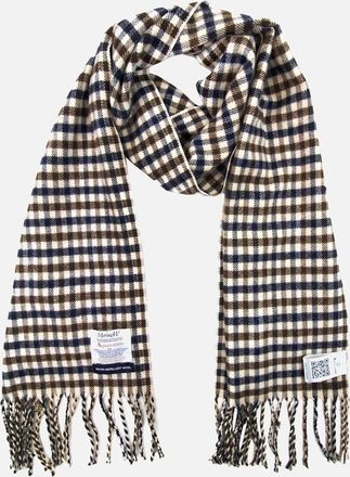 Aquascutum Mens Aquascutum Merino Wool Club Check Scarf 28 Club Check - Size: OS