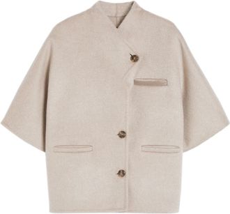 Max Mara Dames, Jassen, Beige, Maat: M/L Zijde
