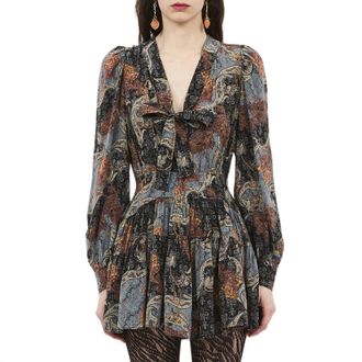 Ulla Johnson Womens Maris Dress In Azure