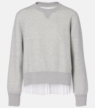 sacai Cotton-blend sweatshirt