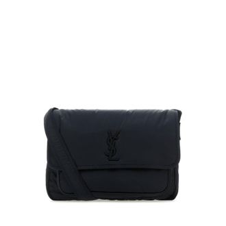 Saint Laurent Dark Blue Nylon Niki Crossbody Bag