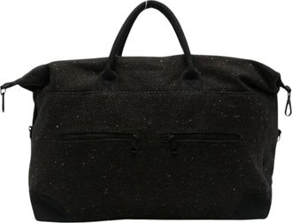 Les Deux Herringbone Weekend Bag - Heren - Weekendtassen - Bruin - ONE Size - Tassen