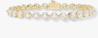 Melinda Maria Womens Shes An Icon Tennis Bracelet In Gold White