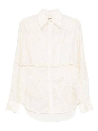 S.S.Daley Ada shirt - women - Silk/Cotton - S - Neutrals