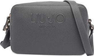 Liu Jo logo-embossed crossbody bag - Grey