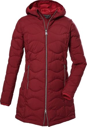 G.I.G.A. DX Womens Gw 20 Wmn Qltd Prk Quilted Hood/Functional Parka in Down Look, deep red, 46 (EU)