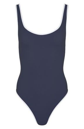 Onia Arya One-Piece Swimsuit in Deep Navy at Nordstrom Rack, Size Large