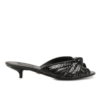 Dolce & Gabbana python leren muiltjes