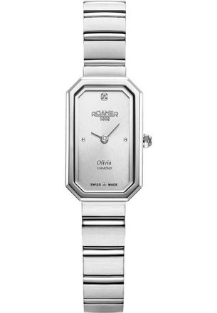 Roamer Womens 627845-41-19-20 Ladies Olivia Diamond Watch - Silver - One Size