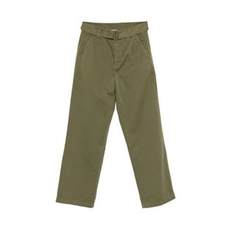 Laneus Straight Trousers, male, Green, Size: S Straight Trousers