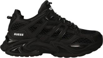 Guess Belluna Sneakers - Dames - Sneakers - Zwart - 35 EU - Leer - Schoenen