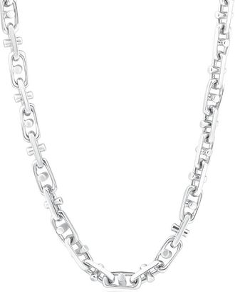 Pompeii3 Mens 14k Gold (78gram) or Platinum (146gram) 7mm Link Chain Necklace 20