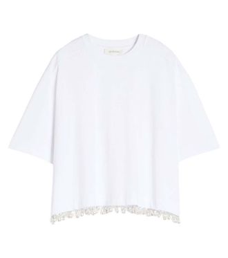 Sportmax White Round Neck Top