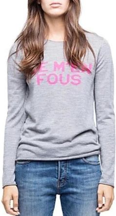 Zadig&Voltaire Maglione Gwendal - - Knitwear - Donna - Grigio - S