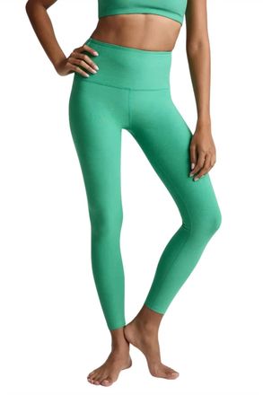 Beyond Yoga Spacedye Caught In The Midi Legging In Emerald Heather