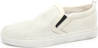 Crime London Witte Slip-On Schoen - Heren - Sneakers - Wit - 44 EU - Schoenen