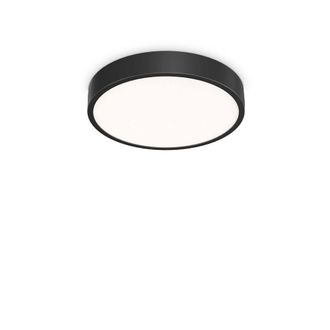 Netlighting Ray Integrated LED Semi Flush Light Black 4050Lm 30004000K IP44