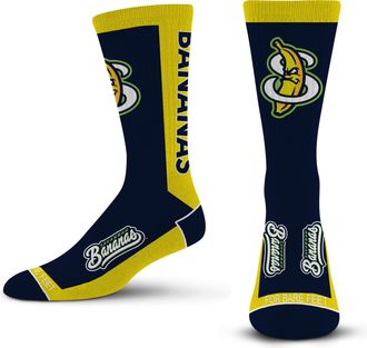 For Bare Feet Savannah Bananas MVP Crew Sock Team Color, L