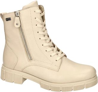Remonte Schoenen, Dames, Beige, 41 EU, Leer, Lace-up Boots